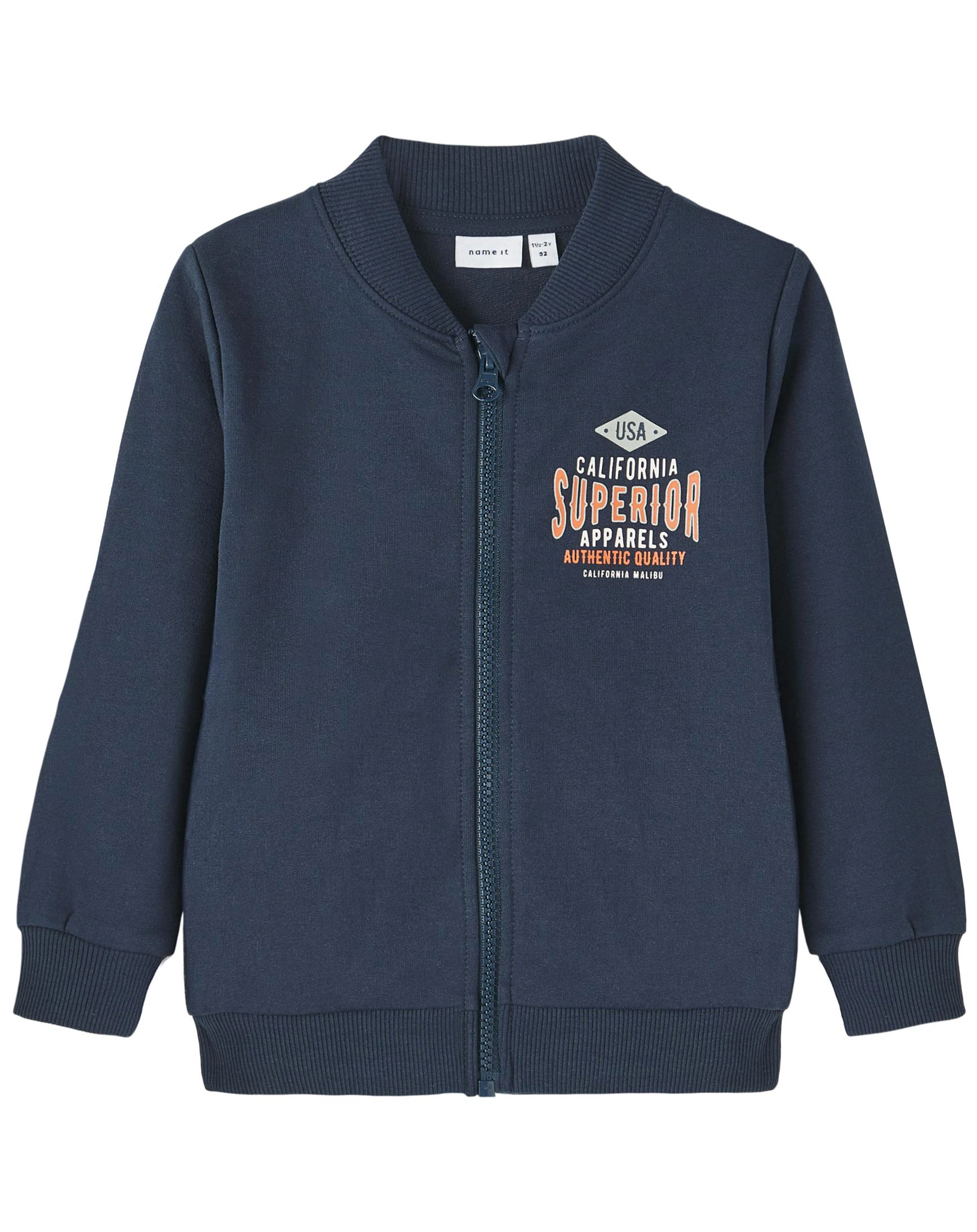 Sweatjacke NMMBORG - SUPERIOR in dark sapphire