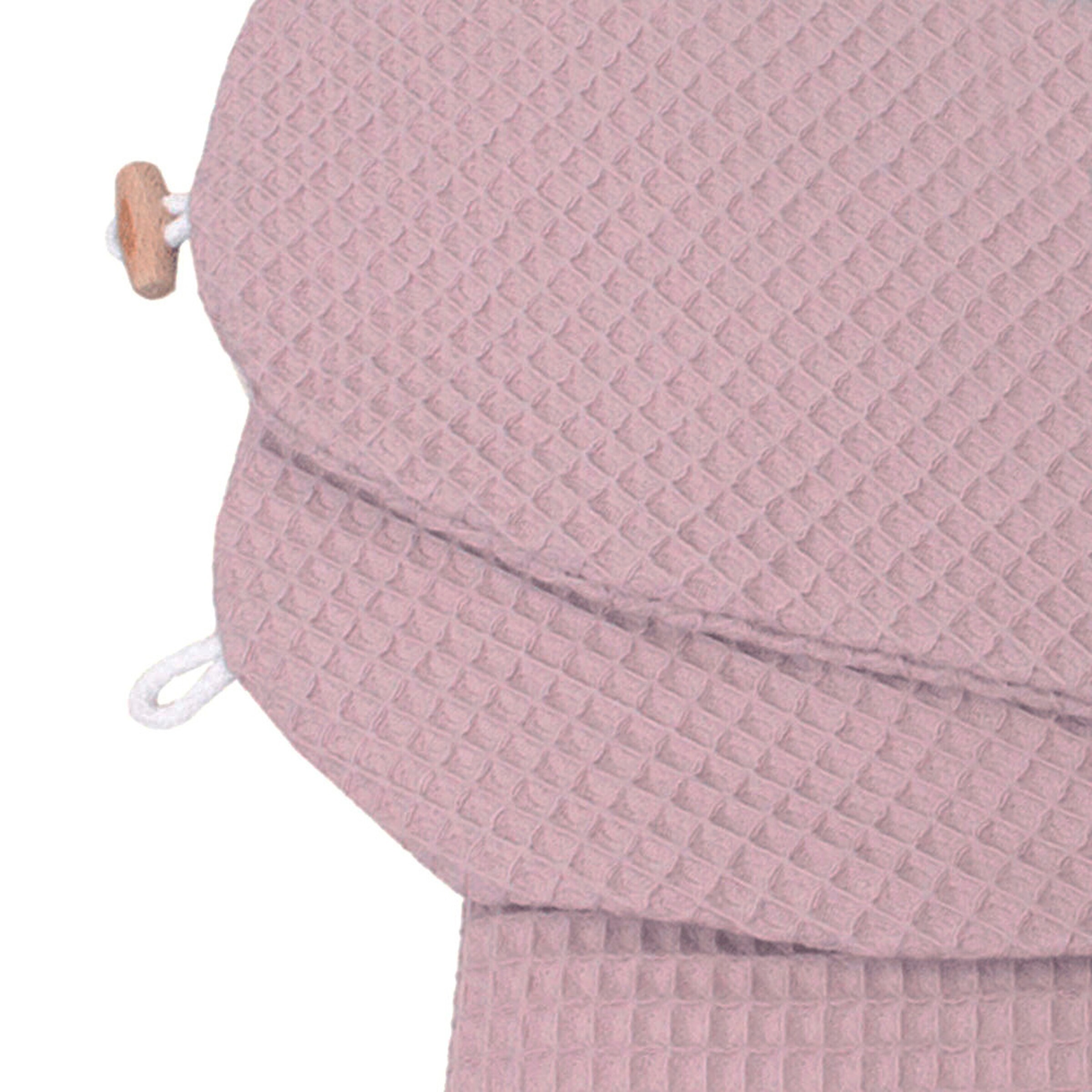 HOBEA-Germany Bezug für Stillkissen Waffelmuster mauve