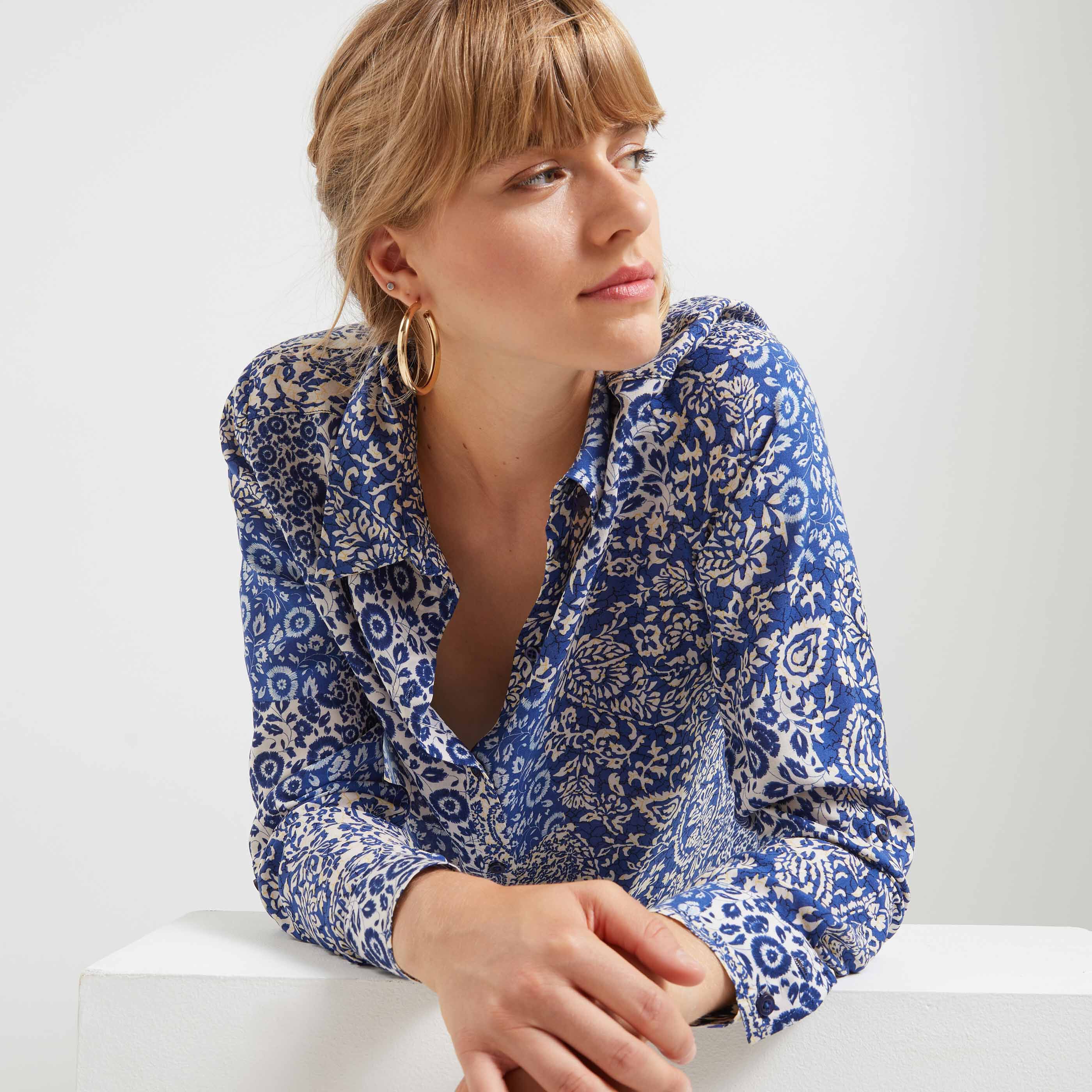 Chemisier imprimé femme - IMPRIME