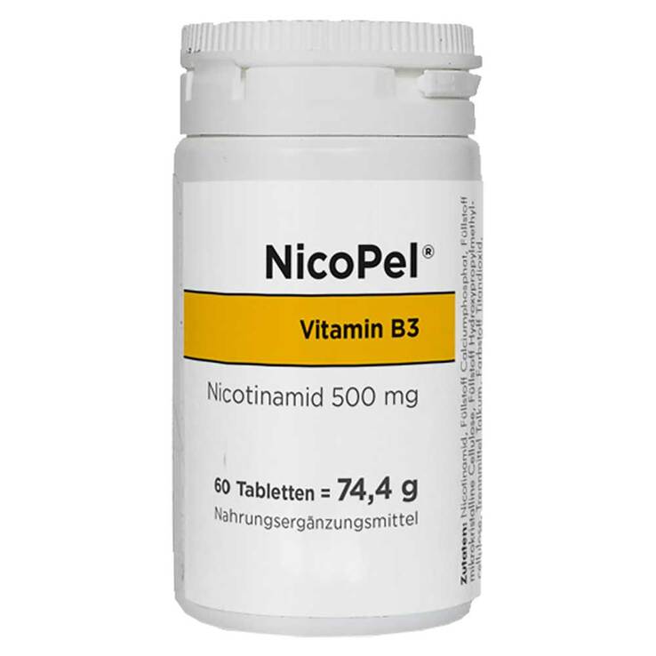 Nicopel Nicotinamid 500 mg Kapseln, 60 St