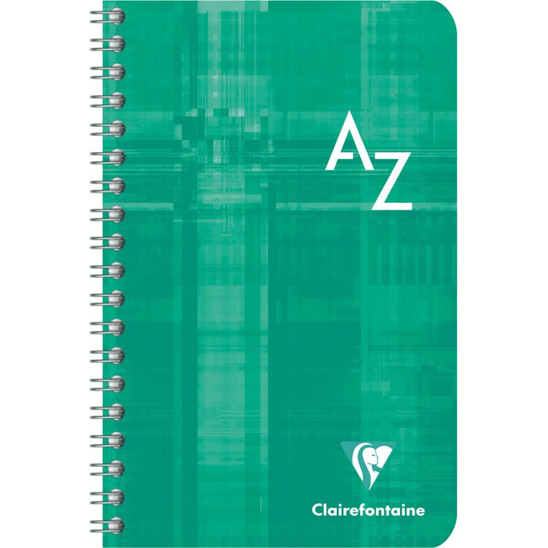 Répertoire Alphabétique spirale Clairefontaine Metric 11 x 17 cm 100 pages