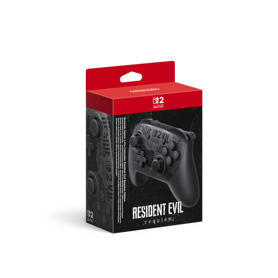 Nintendo Switch 2 Pro Controller Resident Evil Requiem Edition