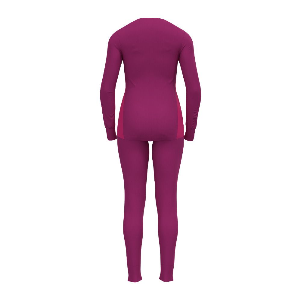 Odlo ACTIVE WARM ECO - Sous-couche + collant Femme festival fuchsia - beetroot purple
