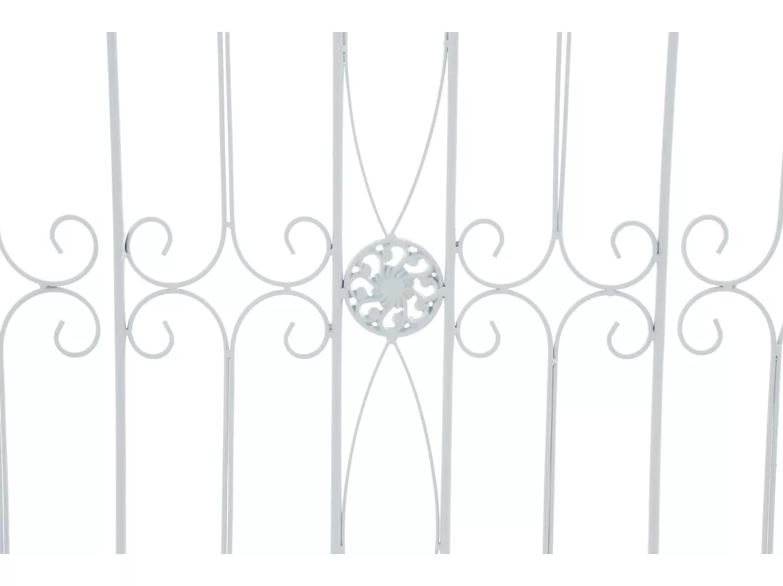 Clôture de jardin - Métal - Blanc - Mangold