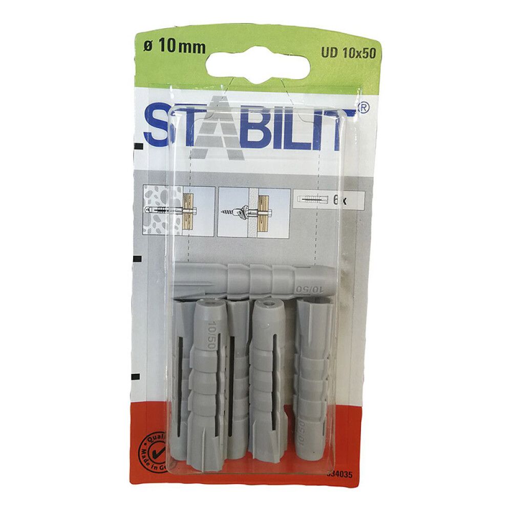 UNIVERSALPLUGG STABILIT10X50 6-STK