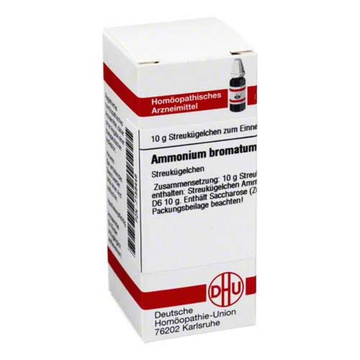DHU Ammonium bromatum D 6 Globuli, 10 g