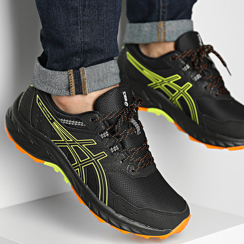 Baskets Gel Venture 9 1011B486 Black Neon Lime