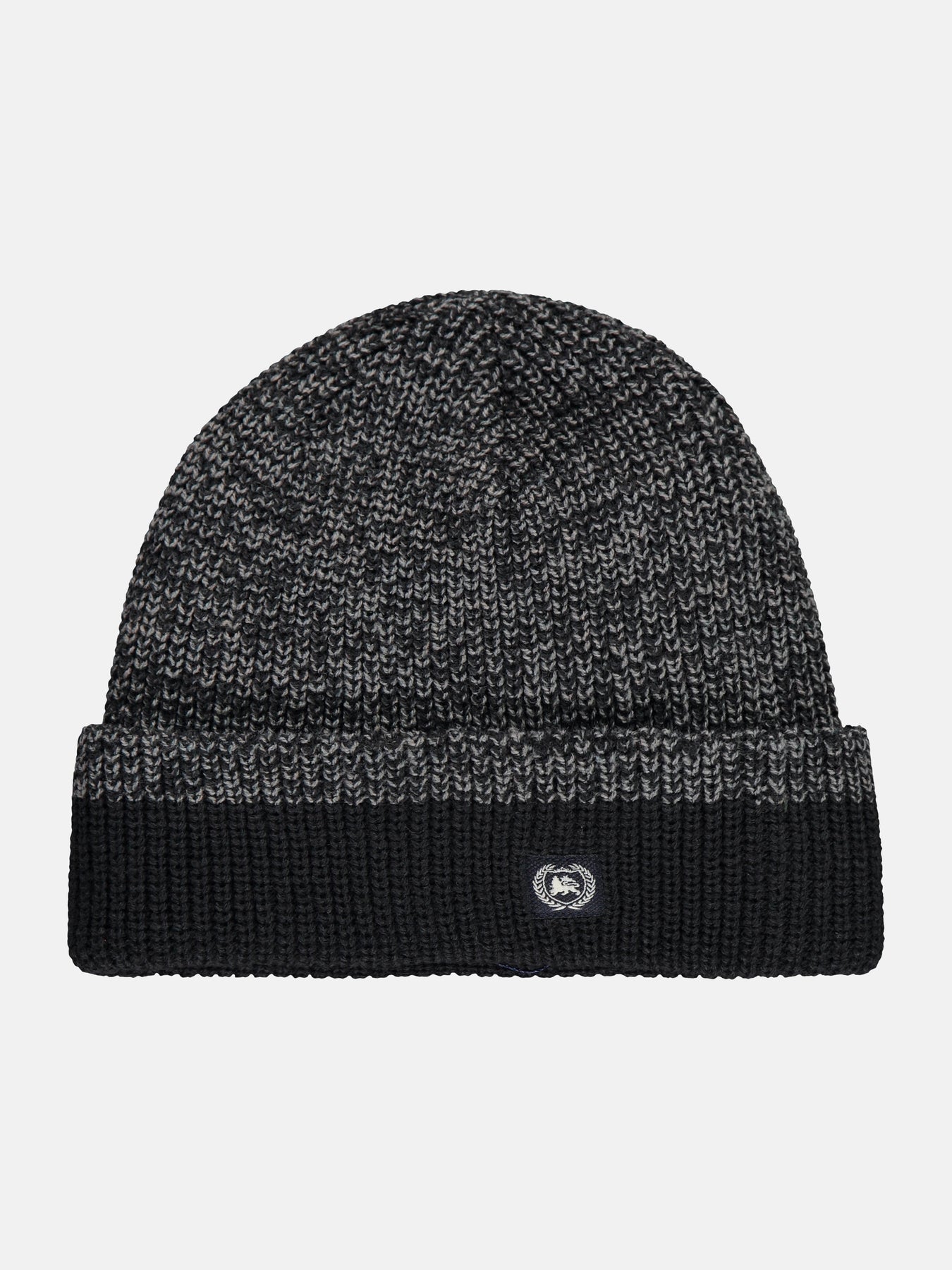 Strickmütze in Melange-Twistoptik
