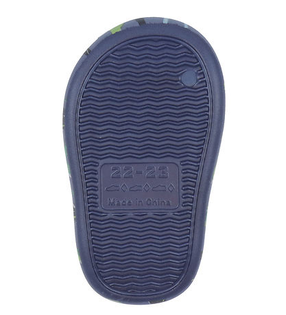 BECO Badesandalen - Ocean Dinos - Blau