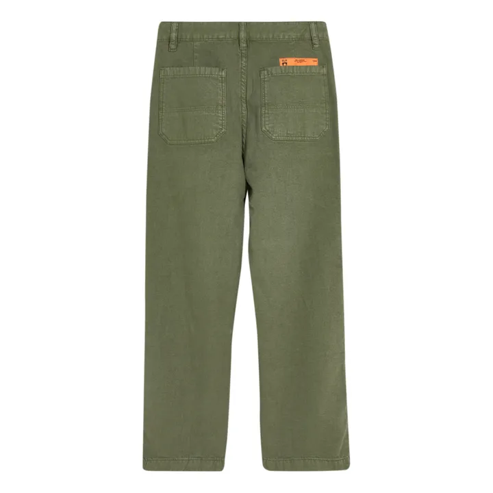 Bellerose Pantalon Droit Perrig | Vert kaki