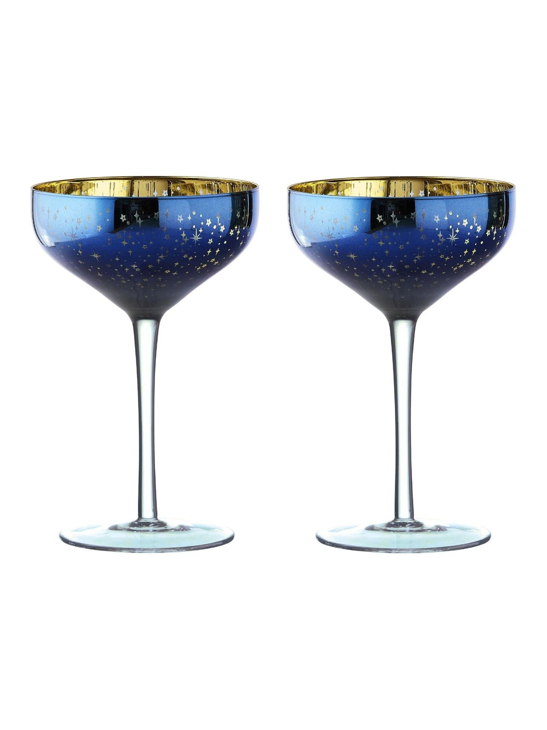 Artland Set of 2 Galaxy Champagne Saucers