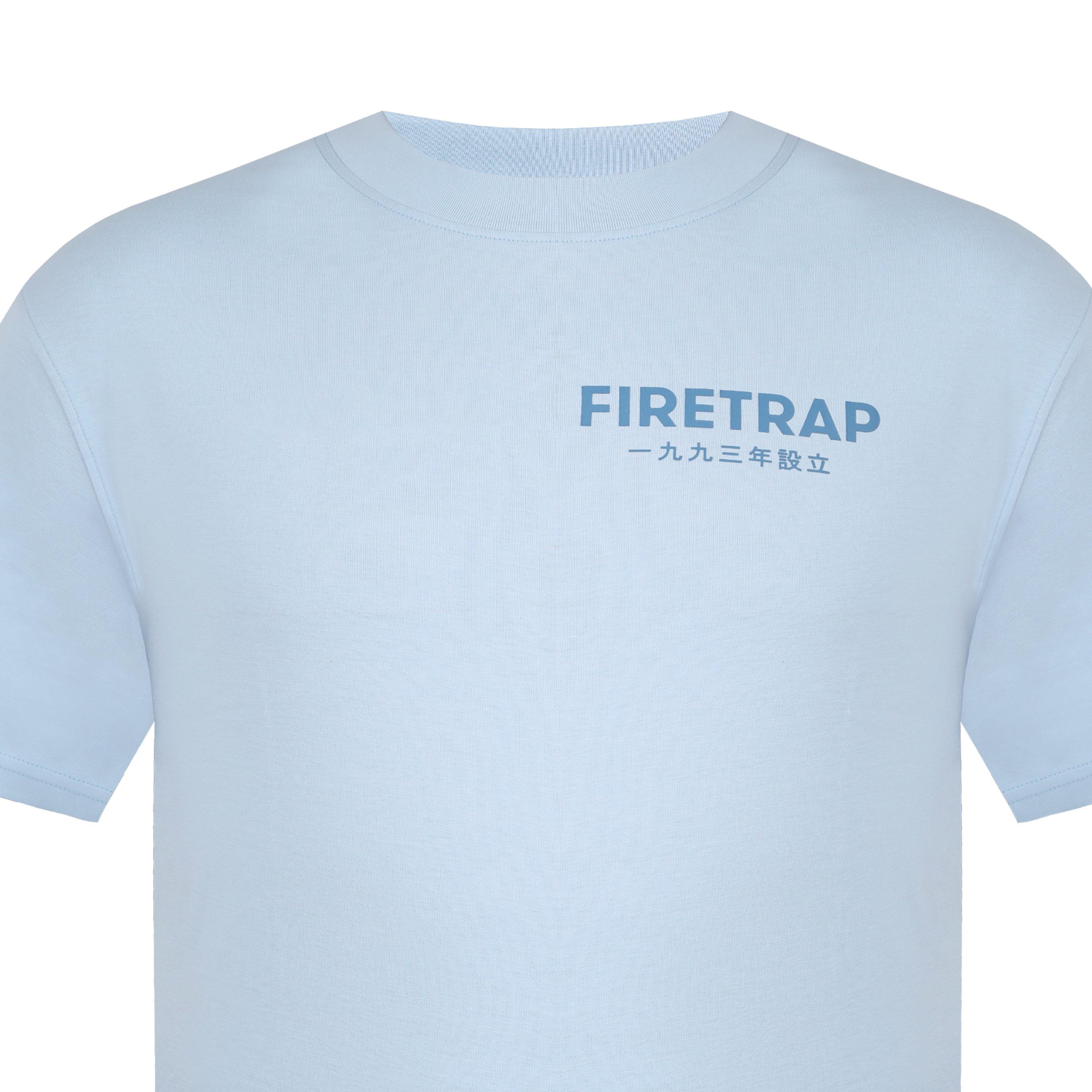 Firetrap Large Logo T Shirt Mens