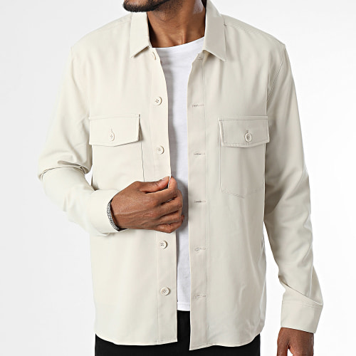 Chemise Manches Longues Kari Beige