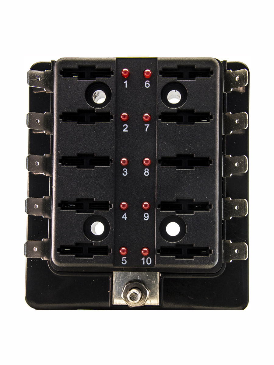 BBA 10-weg LED zekering verdeelbox