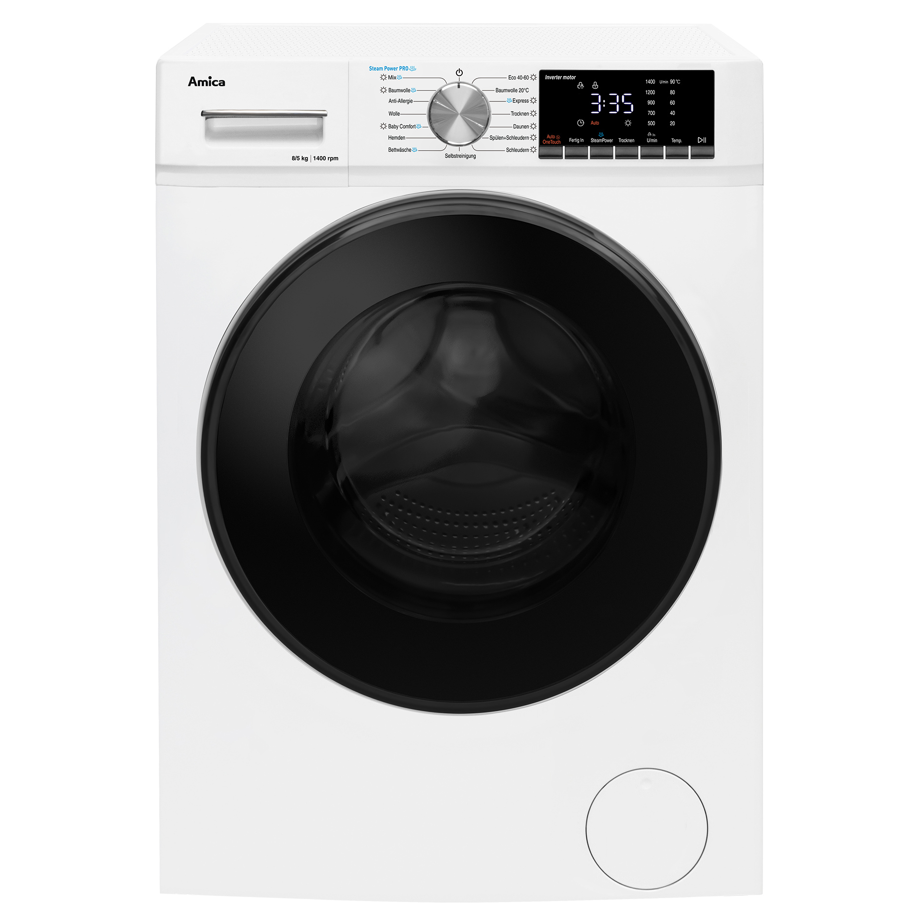 AMICA Waschtrockner WAT 404 600 - weiß - 8 kg - E