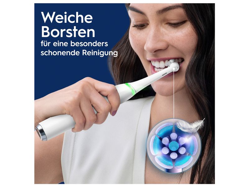 Oral-B Mikrovibrationszahnbürste iO Series 9N White Alabast Elektrische Zahnbürste