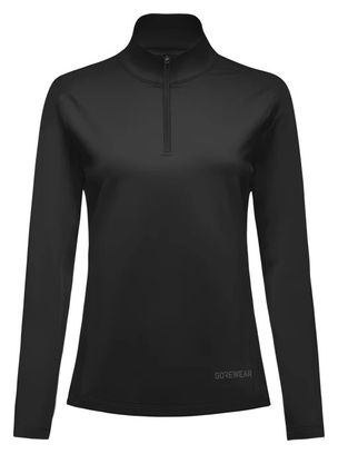 Maillot Manches Longues Femme Gore Wear 1/4 Zip Everyday Noir