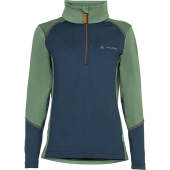 Vaude Livigno Halfzip Langarmshirt Woodland Kinder