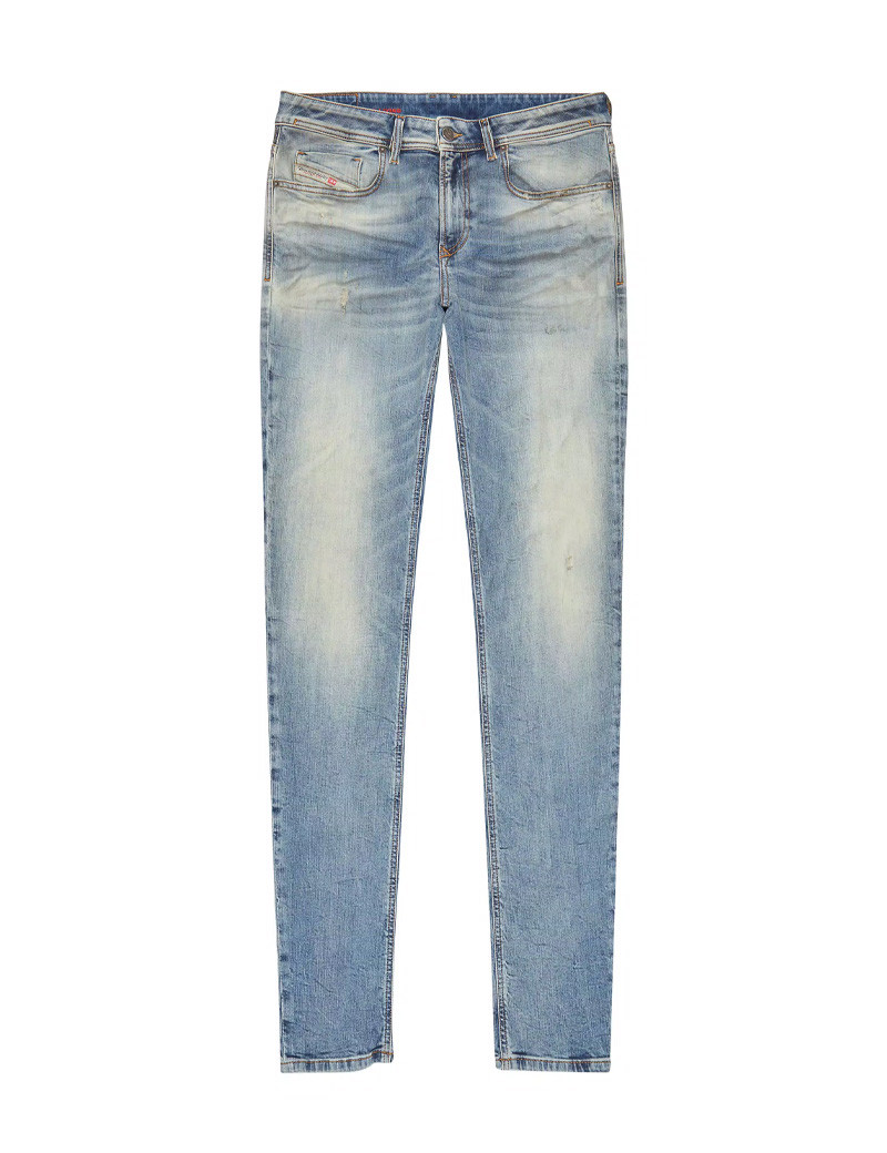 DIESEL JEAN SKINNY DÉLAVÉ HOMME SLEENKER DESTROY 68BI