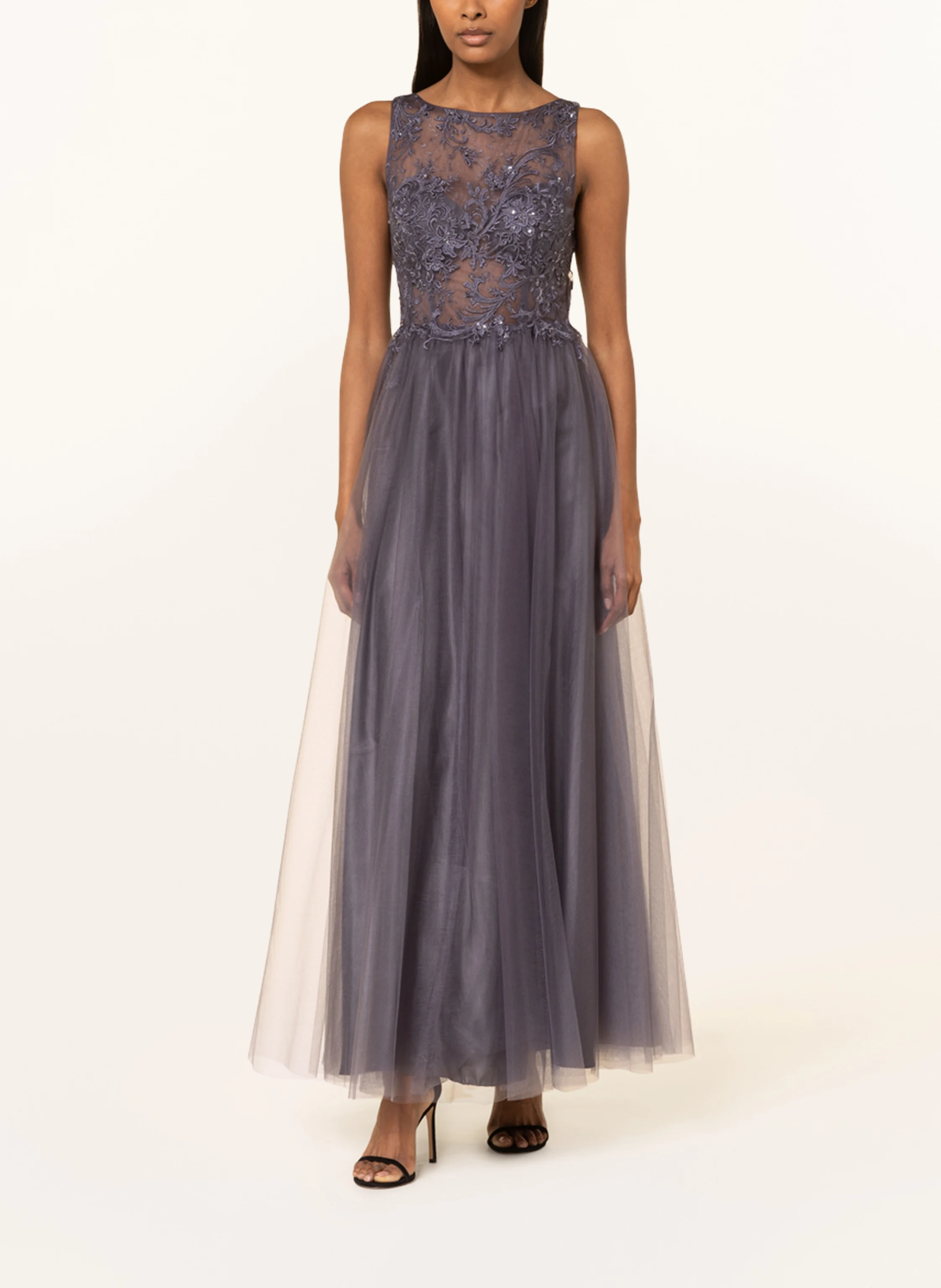 LAONA Abendkleid mit Spitze und Pailletten