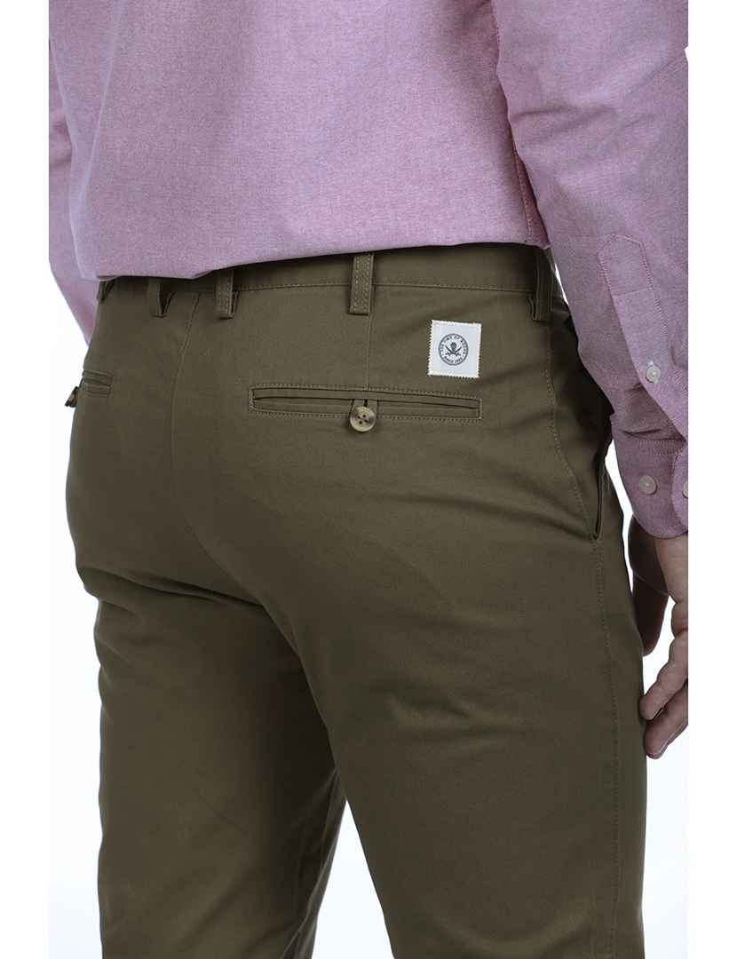 Men's Green Chino Pants