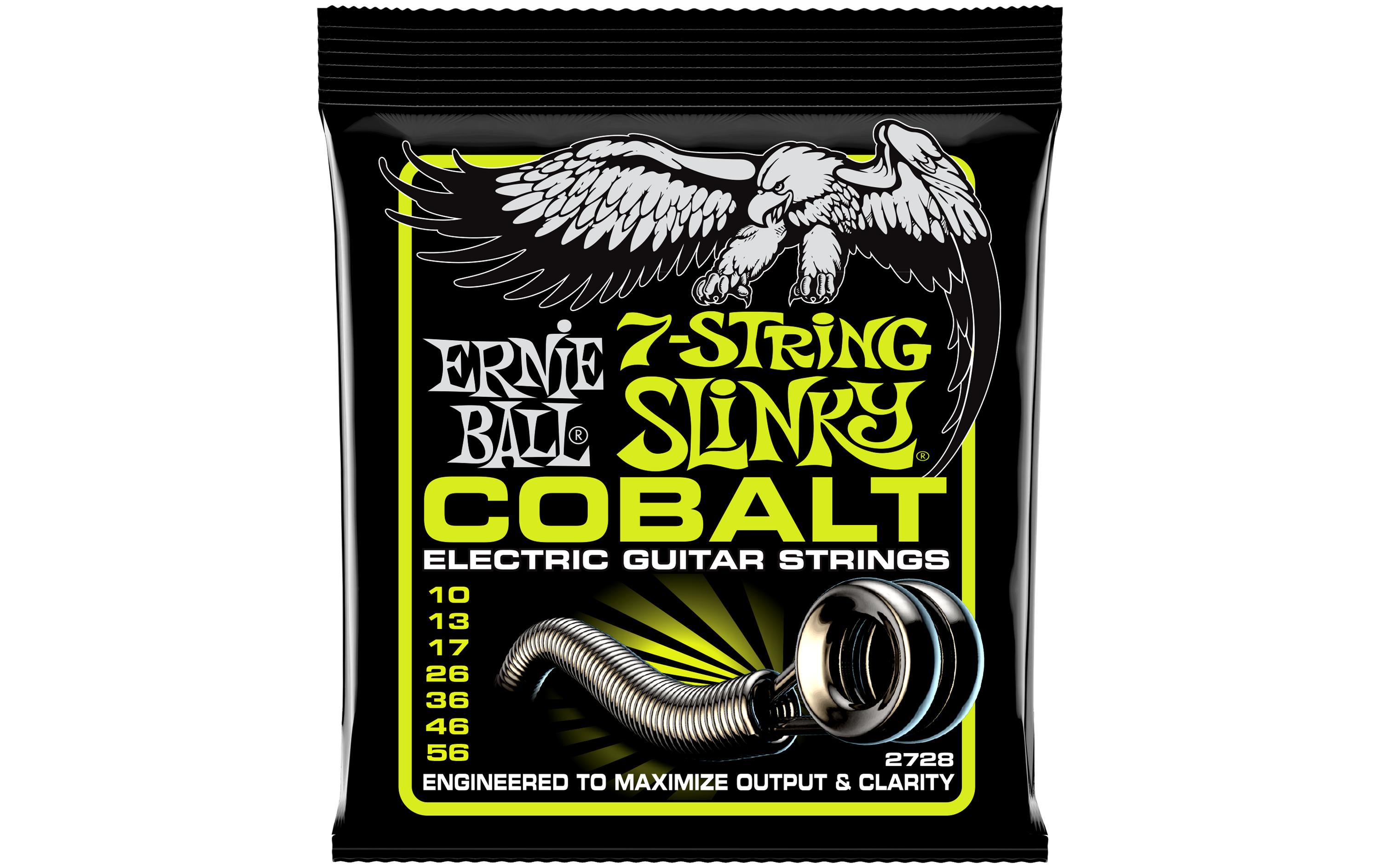 Gitarrensaiten 2728 Slinky Cobalt – Regular 10-46Praktischer Saitensatz für Ihre E-Gitarre