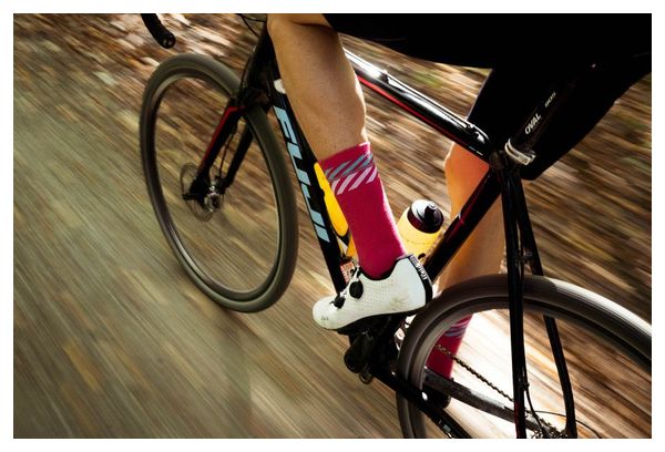 Chaussettes Incylence Merino Light Lanes Rose Rouge