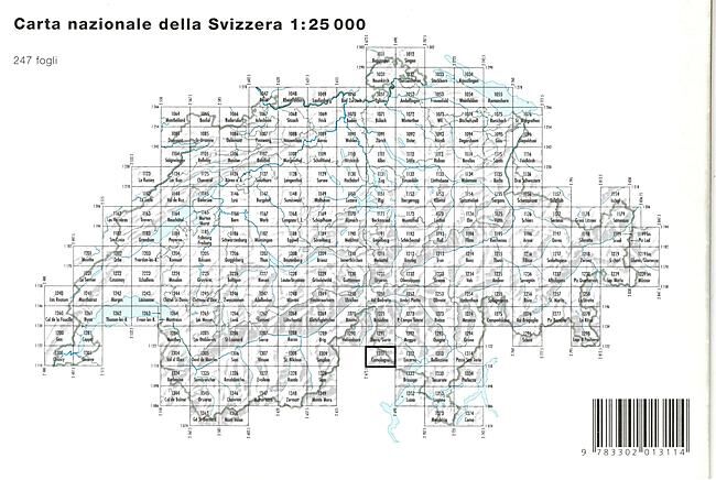 BUNDESAMT - 1311 COMOLOGNO ECHELLE 1 25 000
