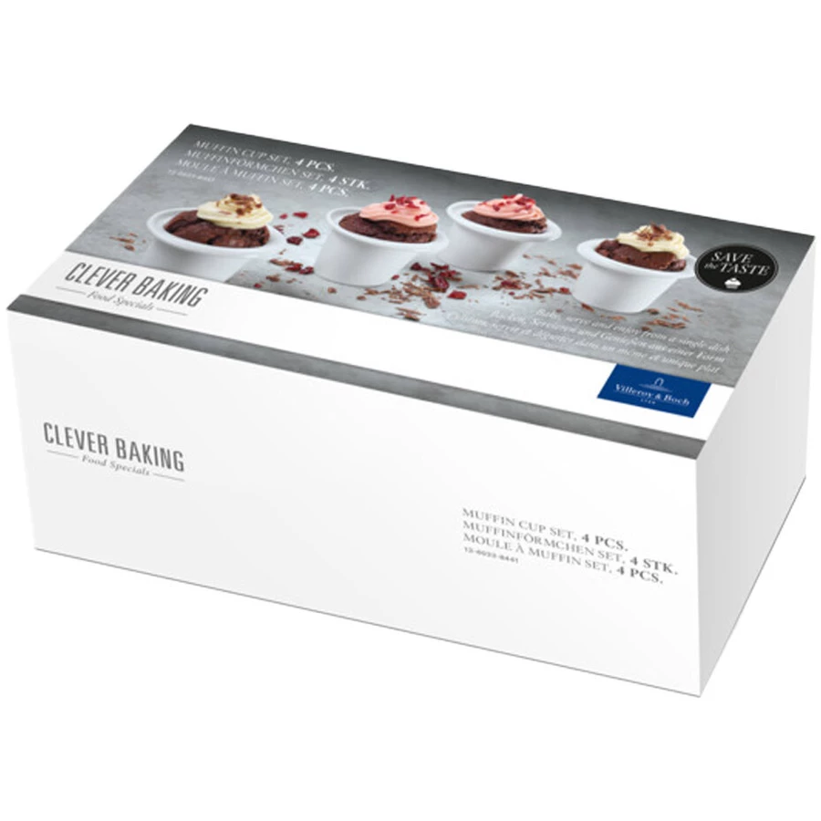 Villeroy & Boch Muffinförmchen Clever Baking 100 ml weiß