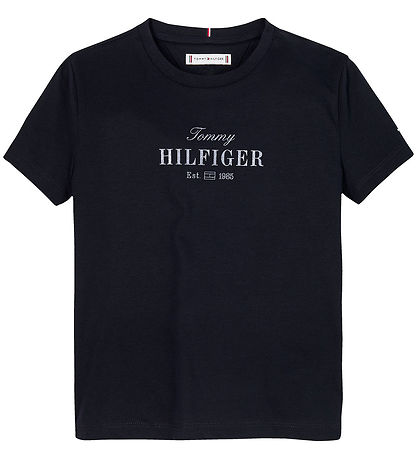 Tommy Hilfiger T-Shirt - Schriftzug - Dark Nacht Navy