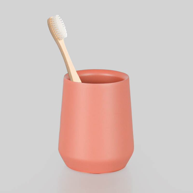 Porte-brosse à dents couleur terracotta