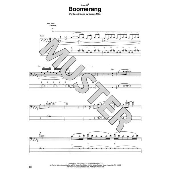 Hal Leonard Best Of Marcus Miller Bass