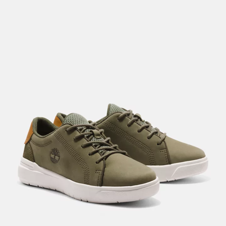 Basket basse à lacets Seneca Bay pour enfant en vert