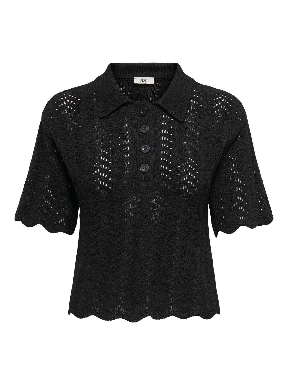 JDYELLIS Strickpullover Black