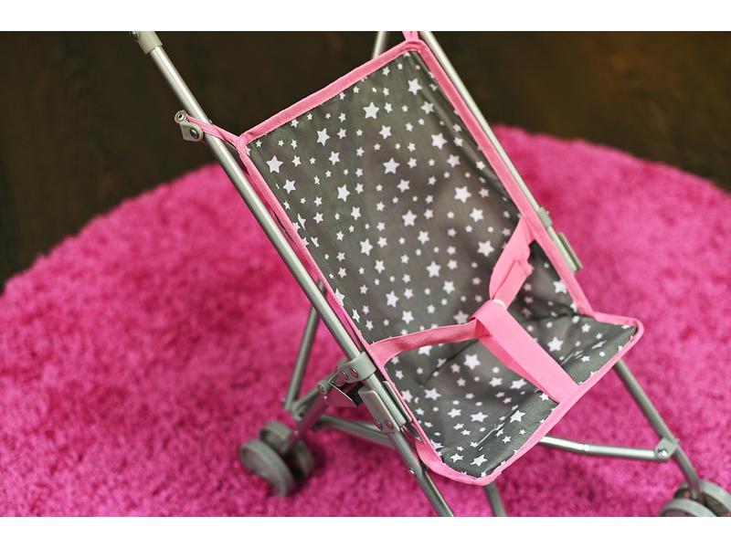 Knorrtoys Puppenbuggy Sim – Star Grey Puppenwagen