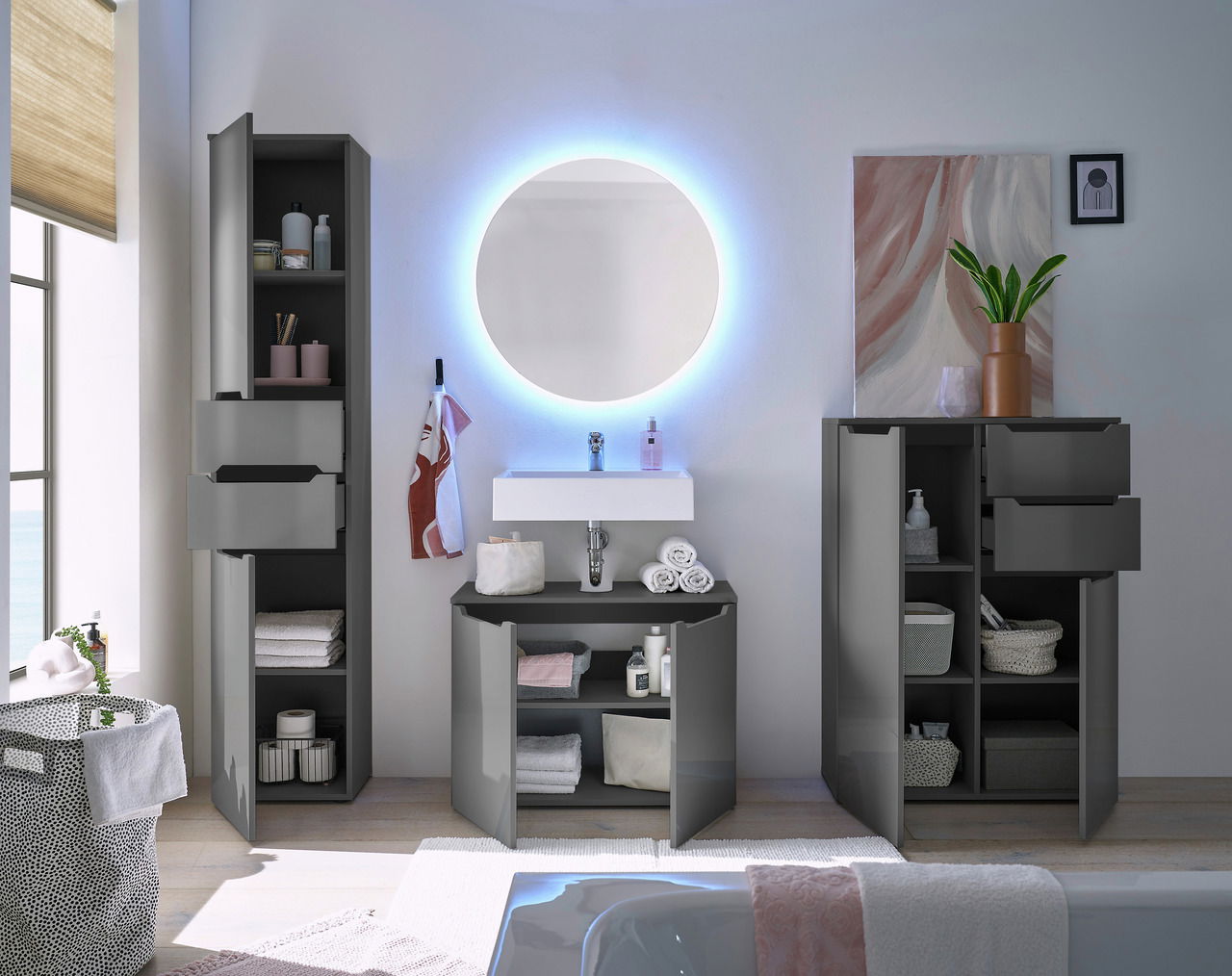 XORA Waschbeckenunterschrank IBIZA