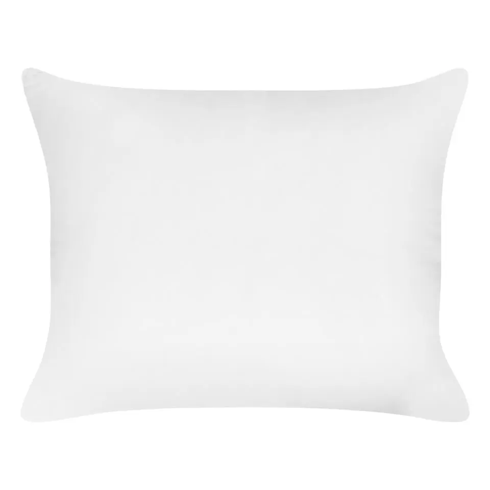 TRIGLAV - Hoofdkussen set van 2 - Wit - 50 x 60 cm - Laag - Polyester