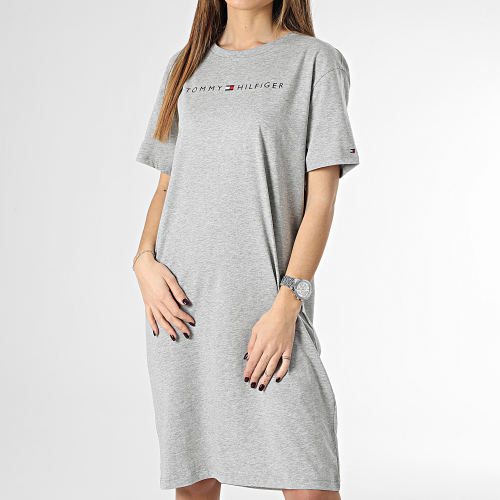 Robe Tee Shirt Femme 1639 Gris Chiné