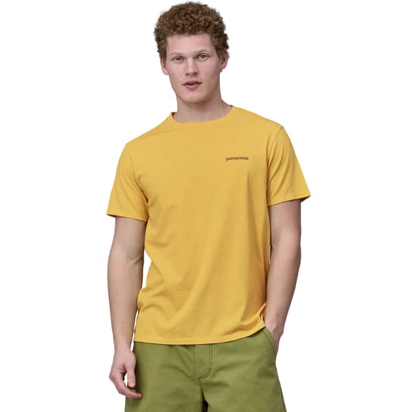 T-shirt PATAGONIA FITZ ROY ICON RESPONSIBILI-TEE MILLED YELLOW