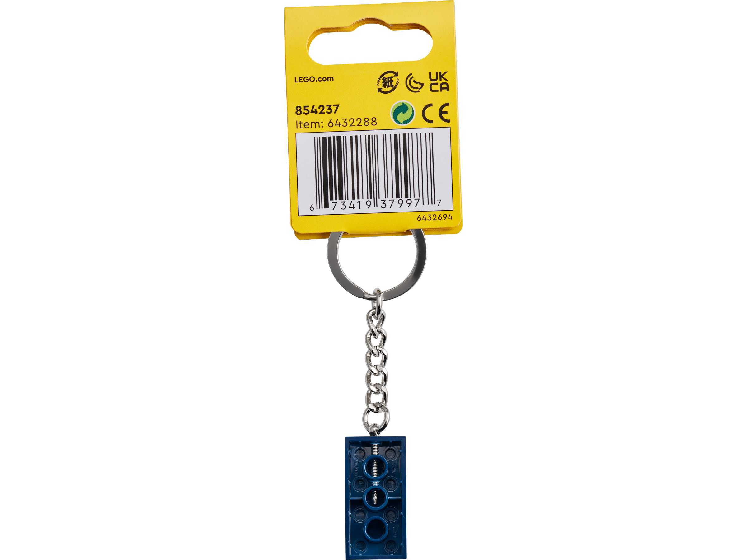 Chaveiro Azul Terra 2x4 854237