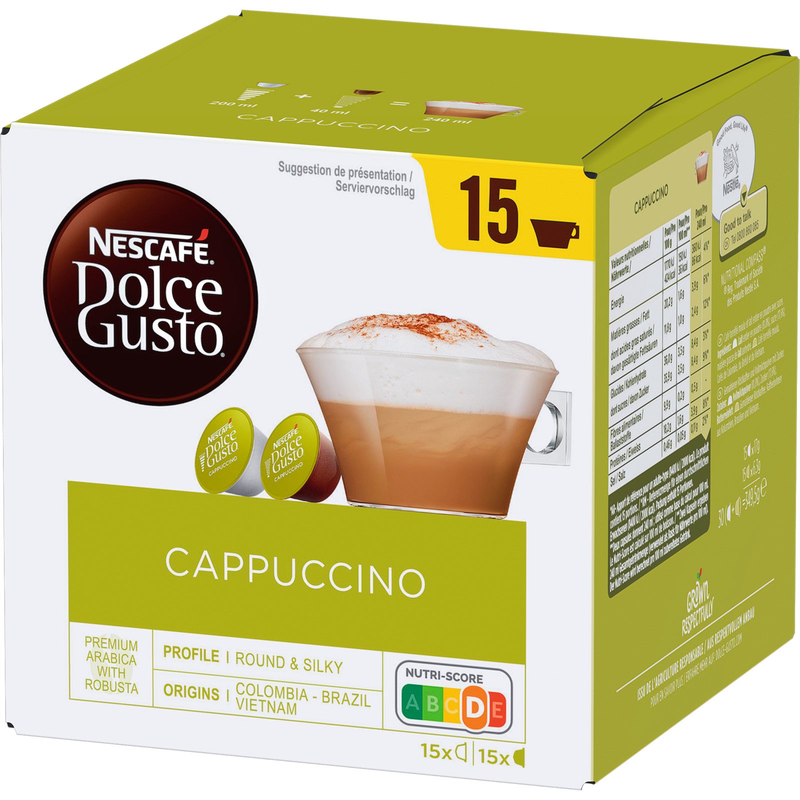 Nescafé Dolce Gusto Cappuccino 30 Kapseln