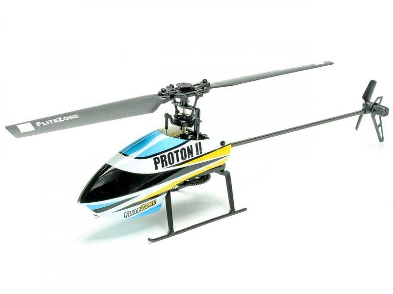 FliteZone Helikopter Proton 2 4-Kanal, 6G, RTF Kleiner Singlerotor Hubschrauber mit 6G Gyro