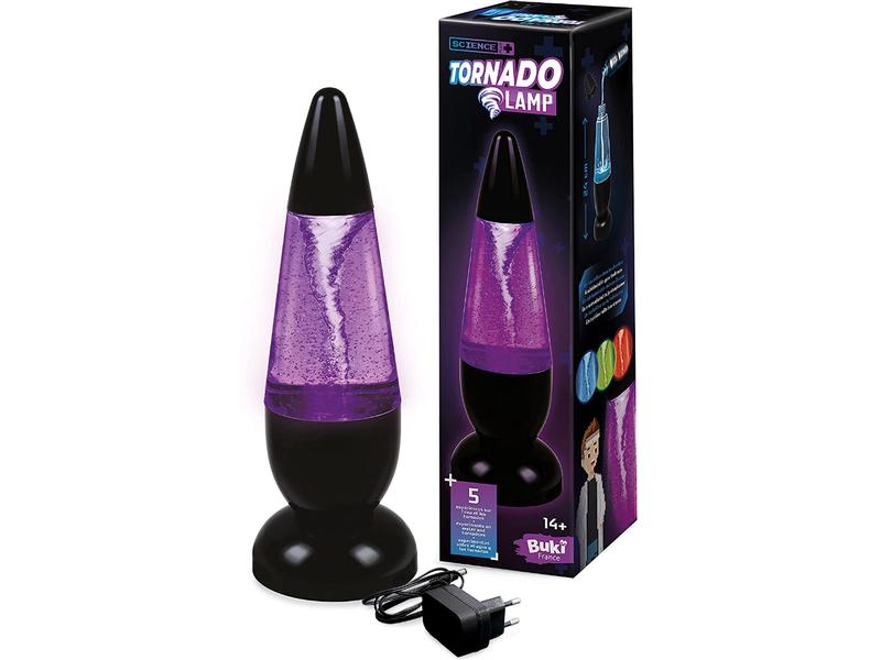 Buki Experimentierkasten Tornadolampe Dekoleuchte mit LED Lampen
