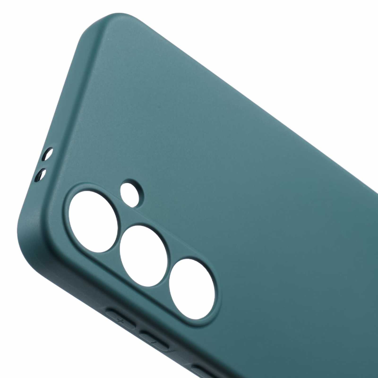 Samsung Galaxy S24 FE Gummi Case Hülle mit Kameraschutz - Petrol (Matt)