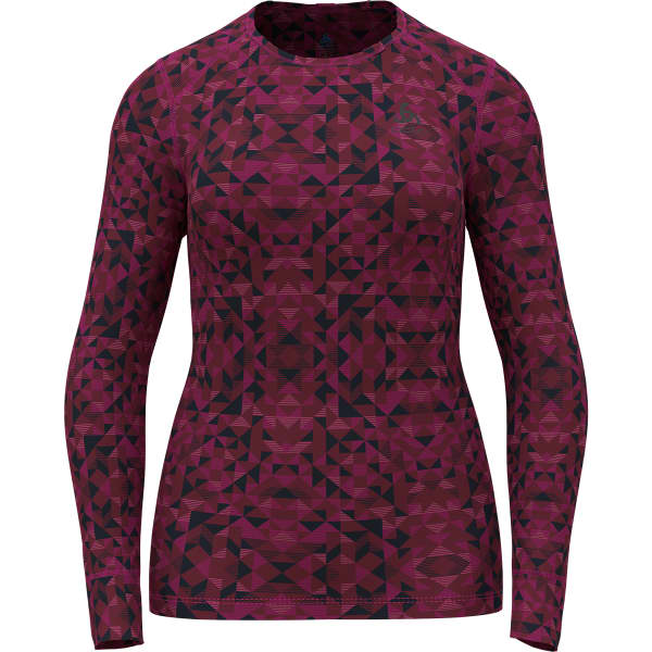 Ensemble thermique ODLO CREW NECK LS ACTIVE WARM ECO FESTIVAL FUCHSIA