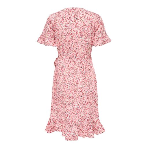 ONLY Olivia Wrap Kjole, Rose Smoke, 36