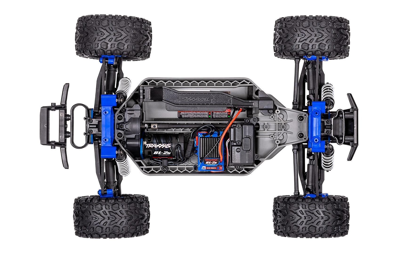 Stadium Truck Rustler 4x4 BL-2s Rot, ARTR, 1:10<br>Robuster 4WD Brushless Stadium Truck
