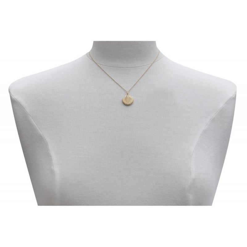 Pendentif Plaqué Or Coquille St Jacques