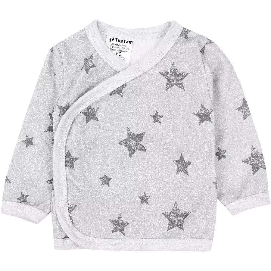TupTam Baby Mädchen Langarm Wickelshirt 5er Set beigerosa