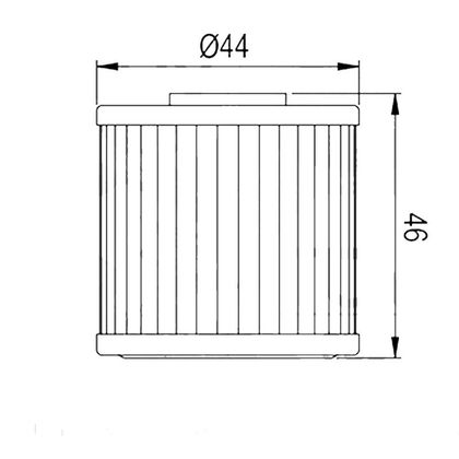 Filtre à huile HifloFiltro HF568 Type origine